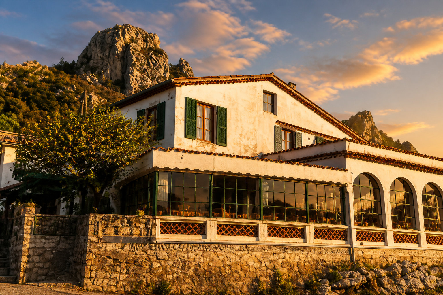 Auberge du Point Sublime : au plus près du couloir Samson