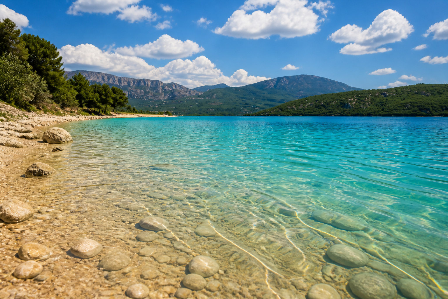 Activités de l'après-midi entre le lac de Sainte-Croix et les Gorges