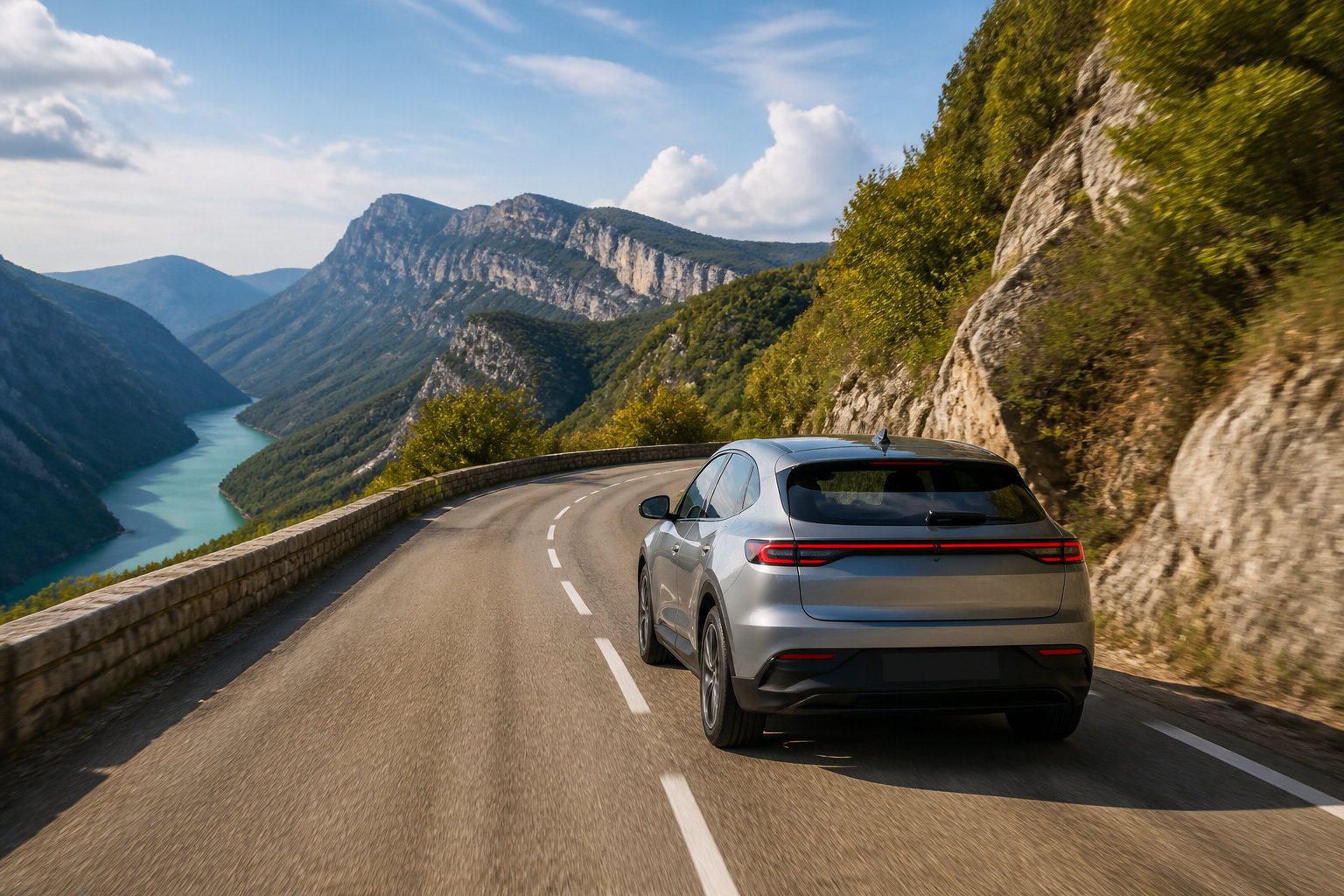 Réussir son itinéraire en voiture électrique dans les Gorges