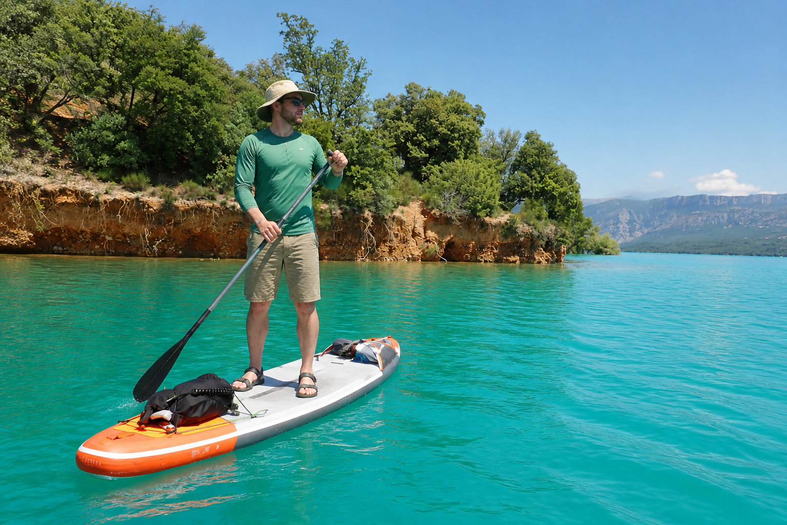 L'été au Verdon entre baignades et forte fréquentation