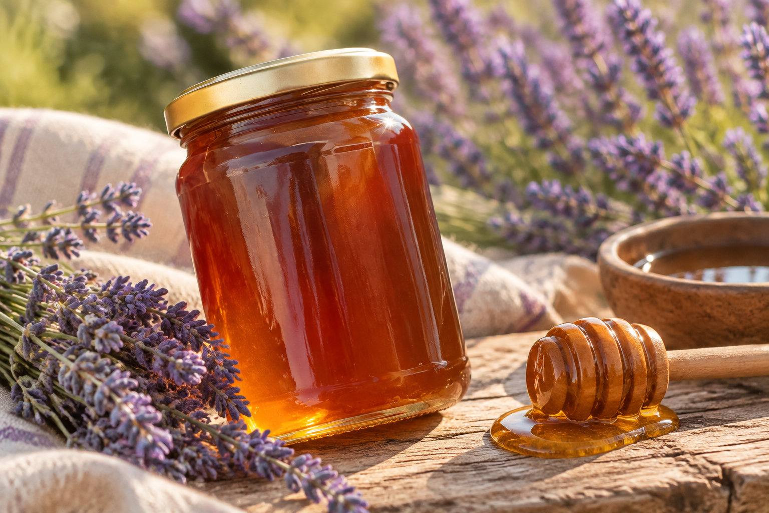 Les étals du marché de Valensole proposent miel de lavande, produits lavandés, huile d’olive et spécialités régionales.