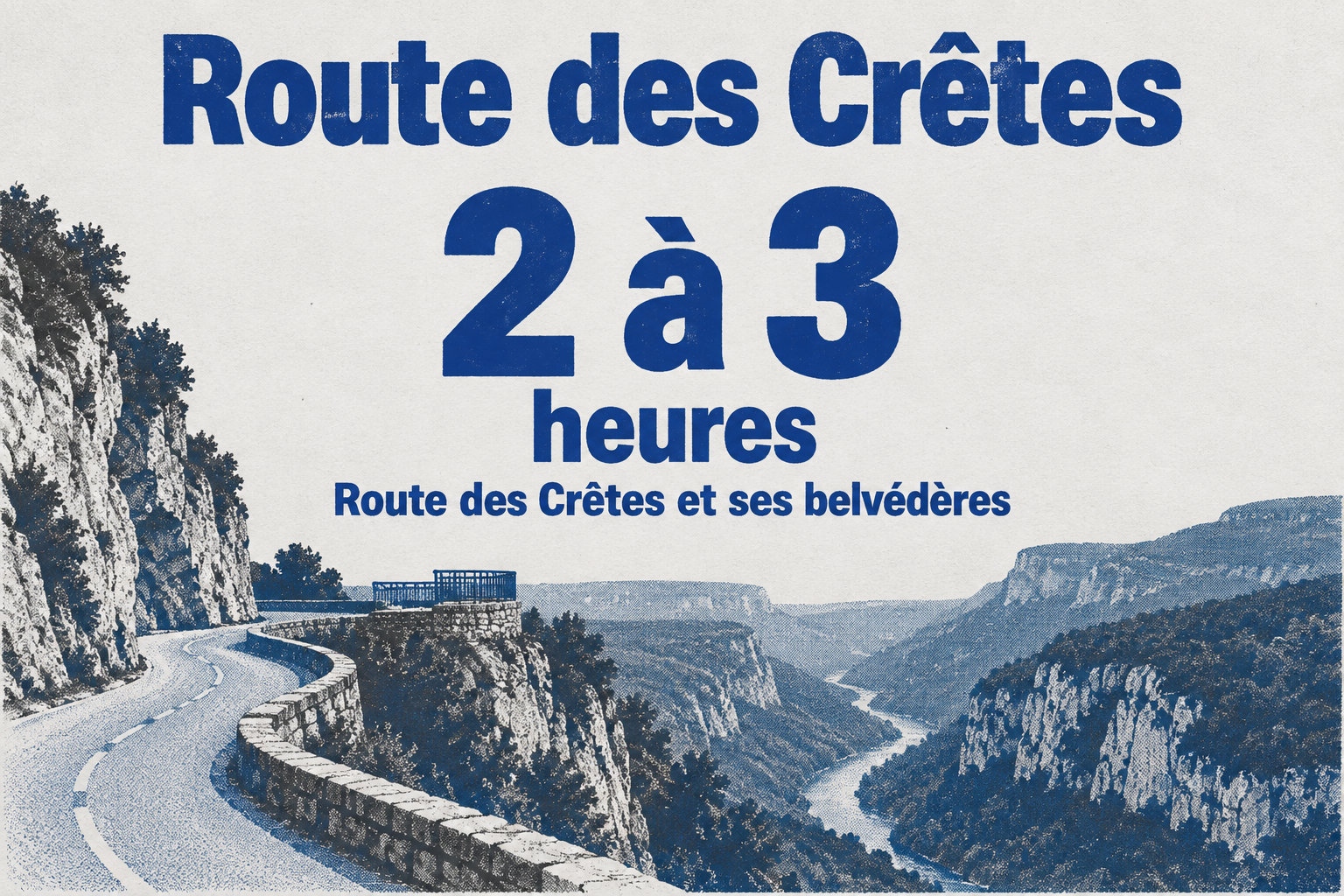 Réservez 2 à 3 heures pour parcourir la Route des Crêtes et profiter de ses belvédères.